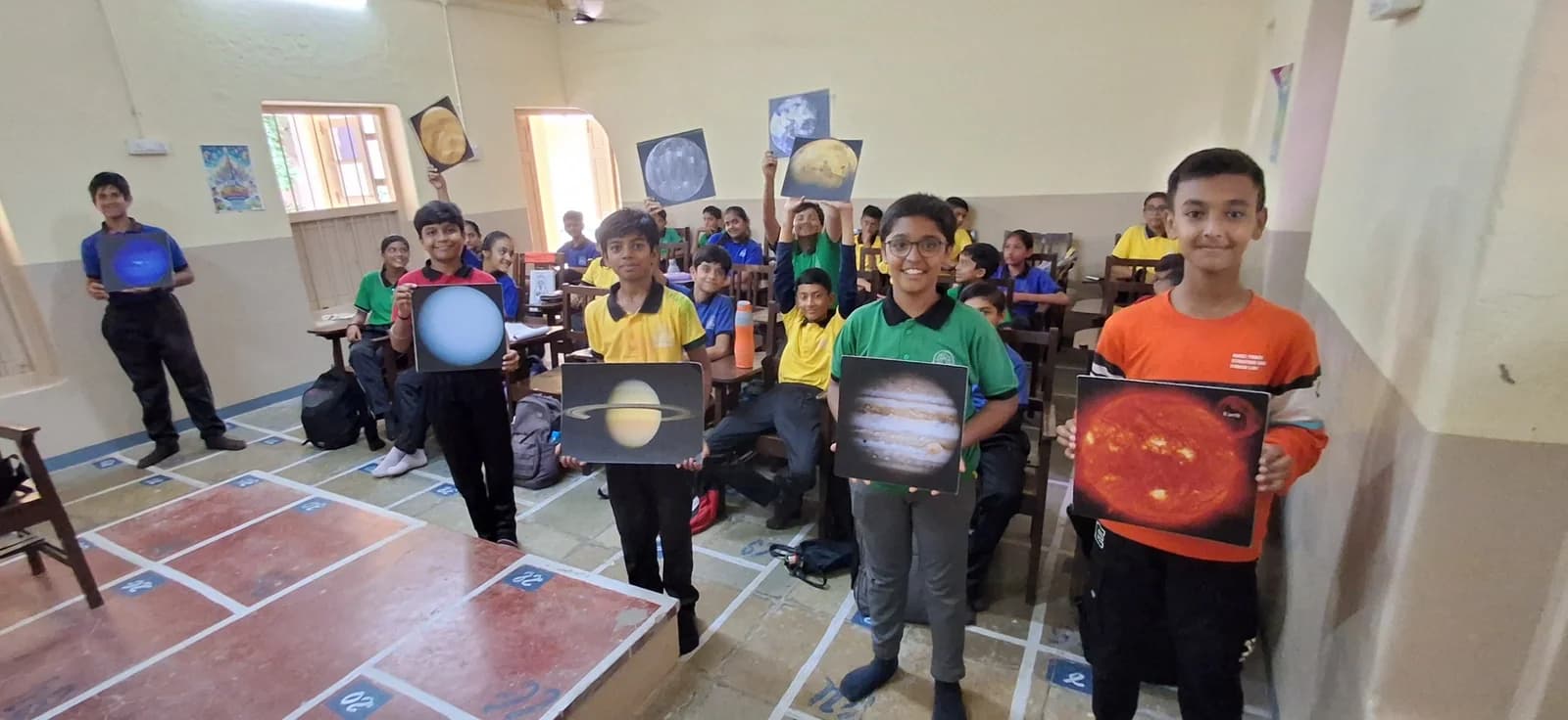 Young visitors at the space Museum
