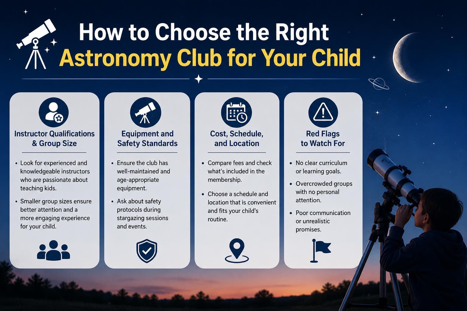 Astronomy Club Activities by Age Group