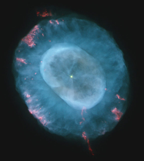 Blue snowball nebula