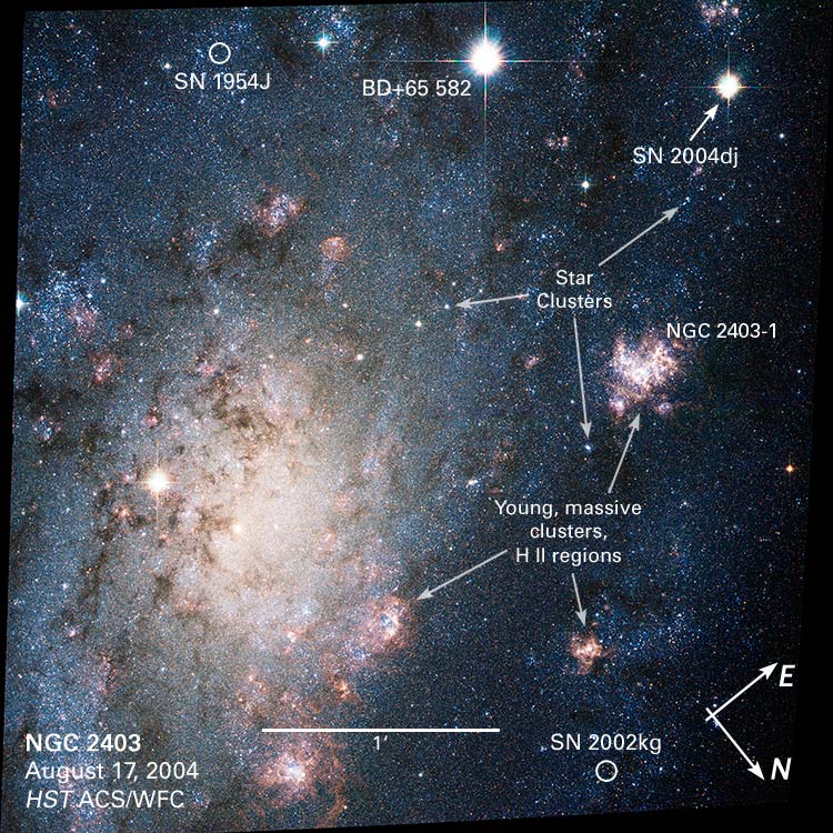 NGC 2403 || Intermediate Spiral Galaxy 