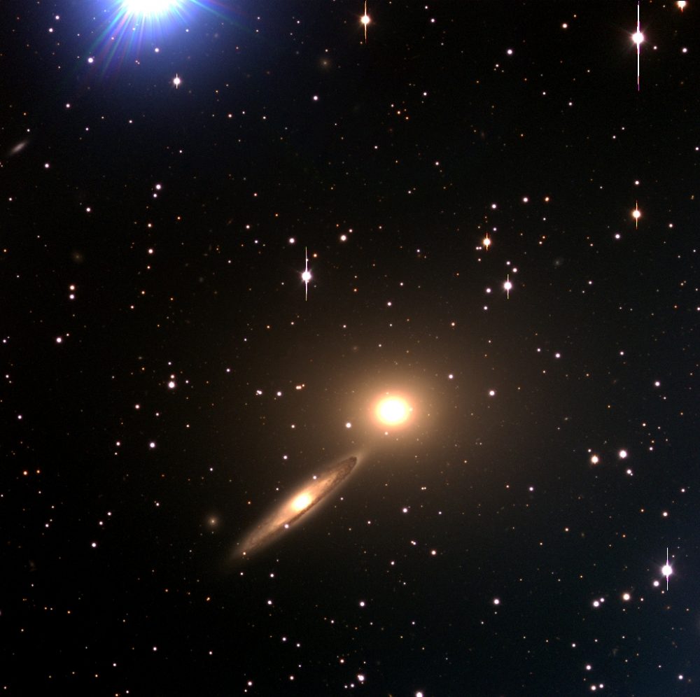 NGC 5090 || Elliptical Galaxy & NGC 5091 || Spiral Galaxy