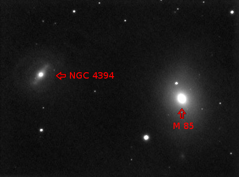 M85 or NGC 4394 || Lenticular or elliptical galaxy