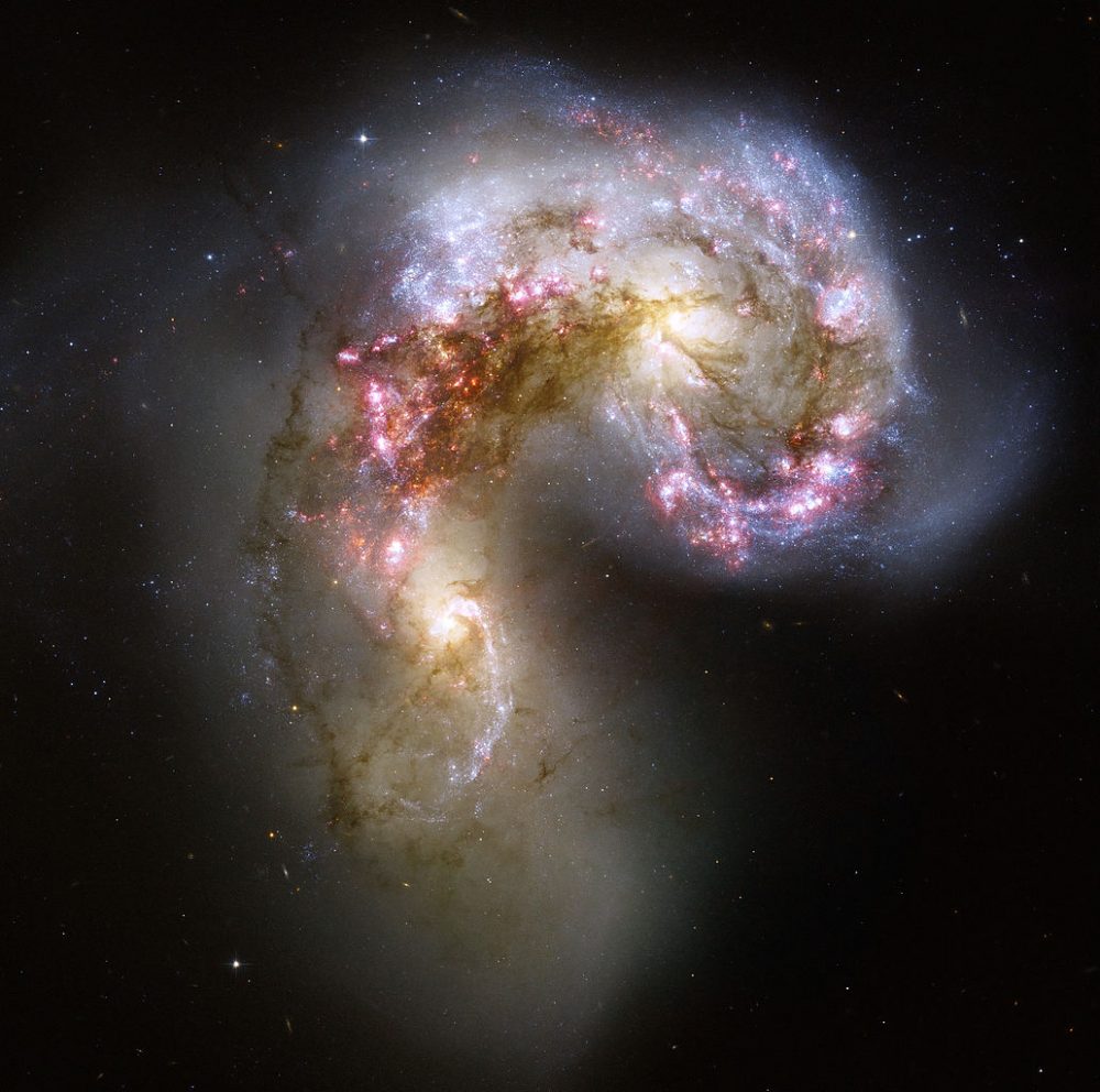 Antennae Galaxies or NGC 4038 || Pair of interacting galaxies