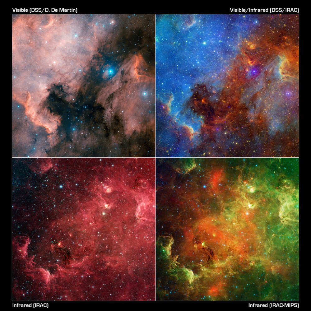 North America Nebula || diff wavelengths