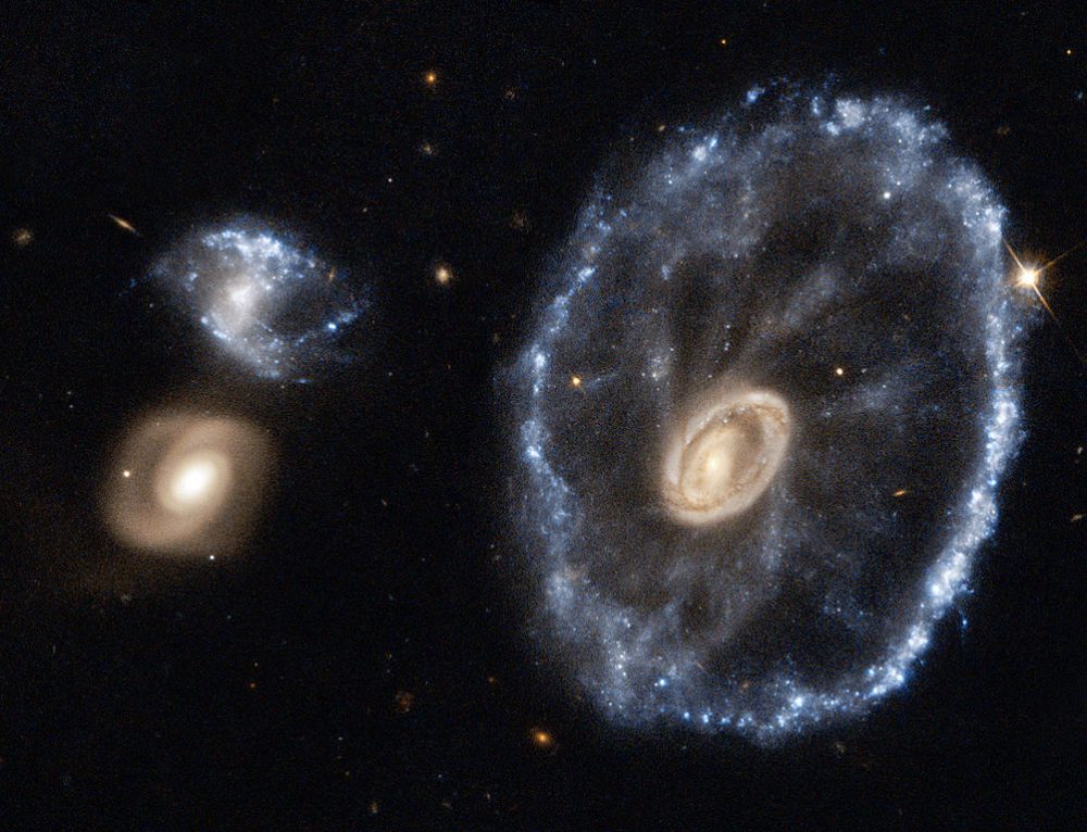 Cartwheel Galaxy || Lenticular Ring Galaxy