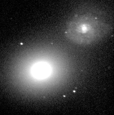 M60 & NGC 4647 || Elliptical Galaxy & Spiral Galaxy