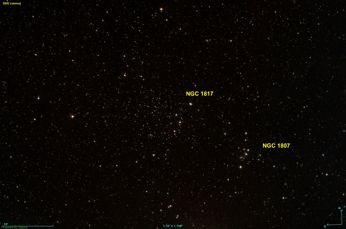 NGC 1817 || Open Cluster