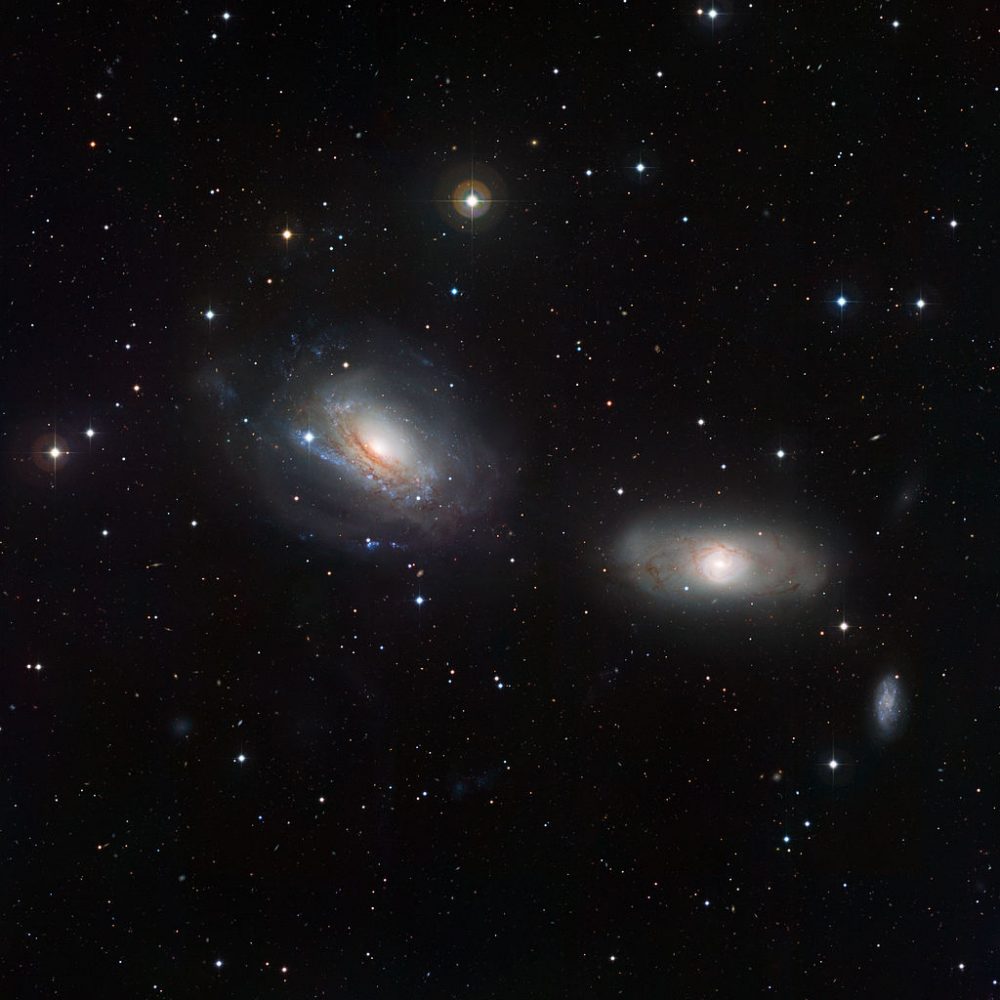 NGC 3169 NGC 3166 || Disturbed Galactic duo of galaxies