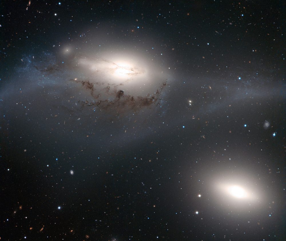 NGC 4435 & NGC 4438 or Eyes Galaxies || Pair of galaxies