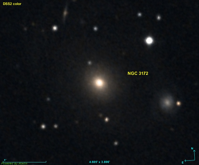 Polarissima Borealis or NGC 3172 || Lenticular Galaxy